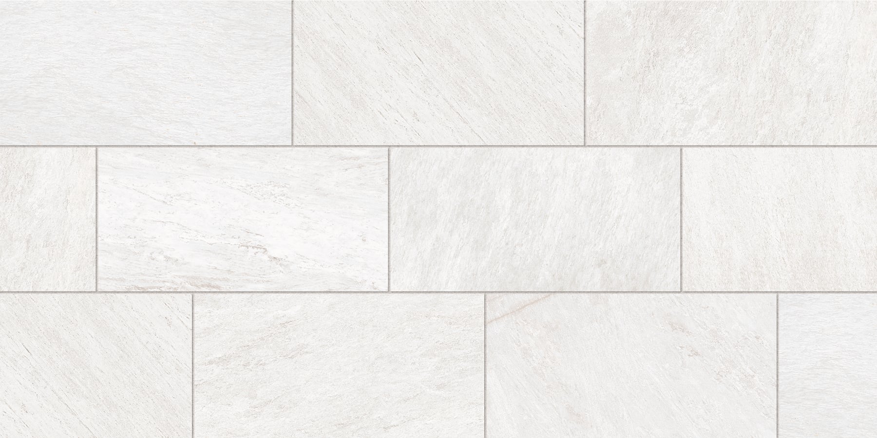 Quartz 24x48 Grip Porcelain 2CM Paver Tile in Extra White