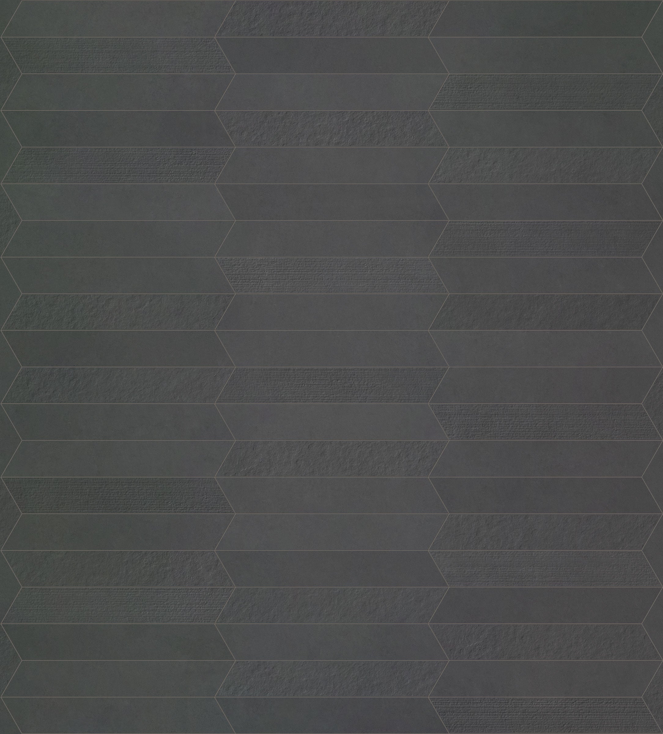 Shapes 4x24 Matte Porcelain Chevron Tile in Metropolis A+B
