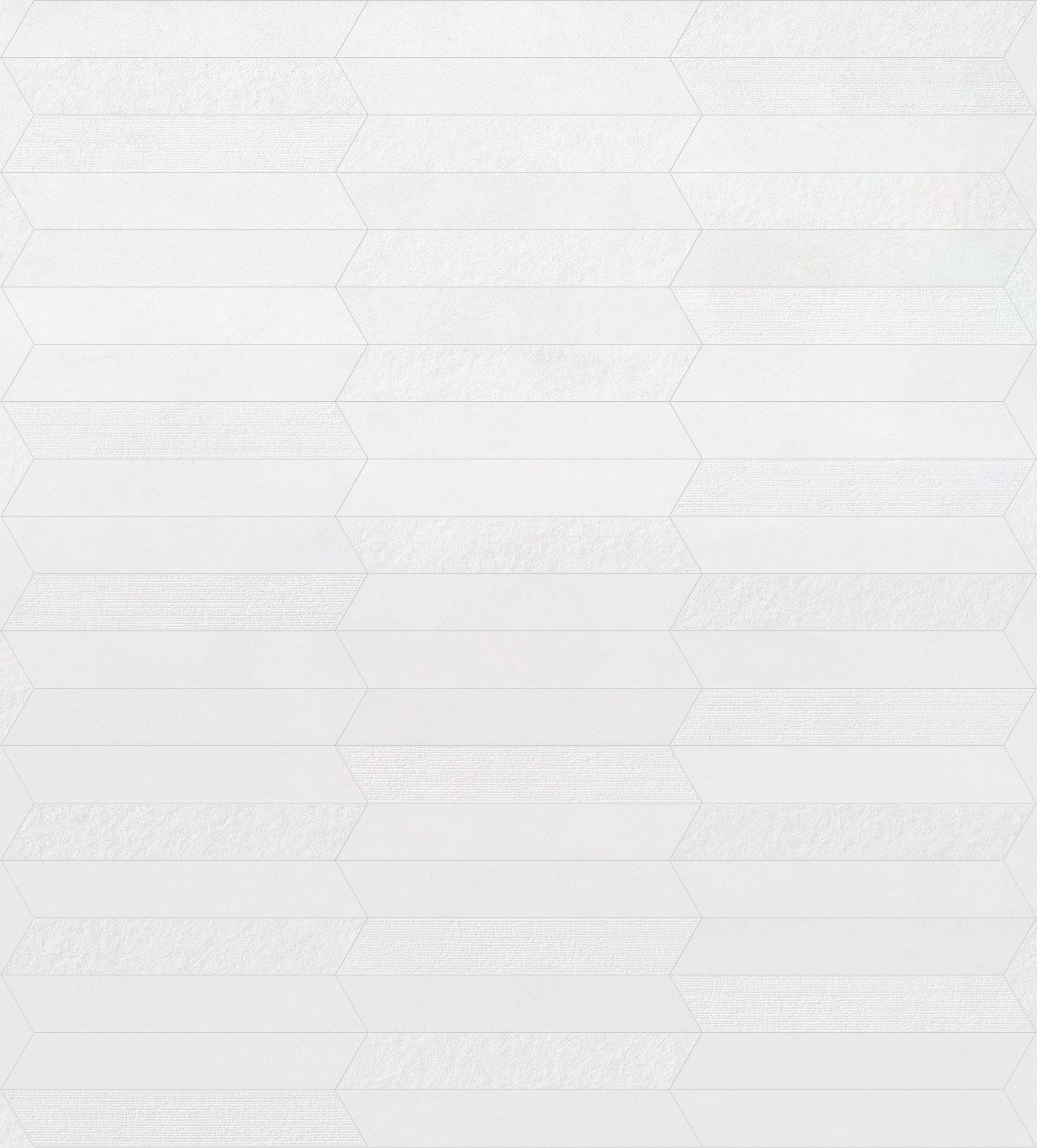 Shapes 4x24 Matte Porcelain Chevron Tile in Pearl A+B