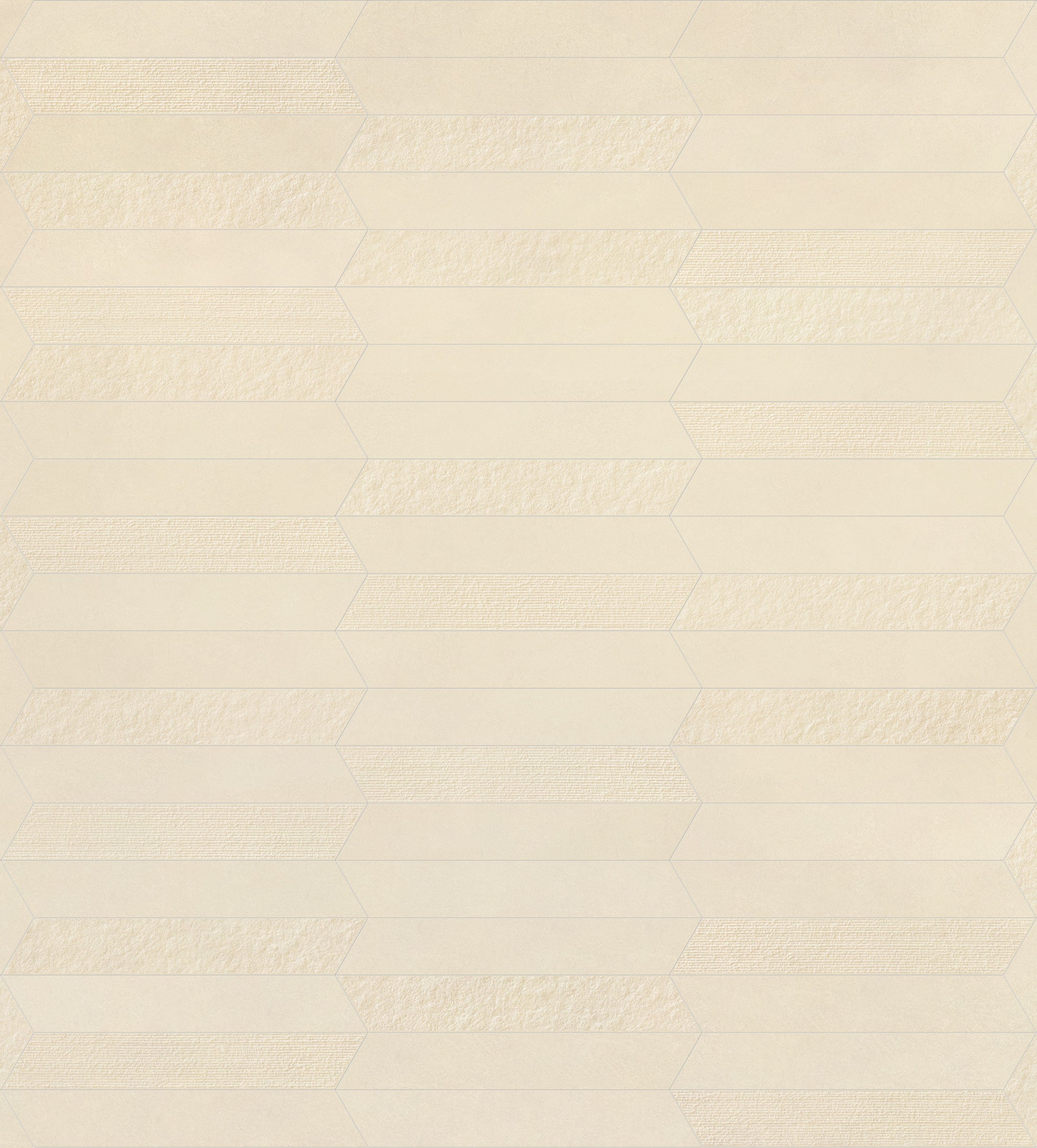 Shapes 4x24 Matte Porcelain Chevron Tile in Sand A+B