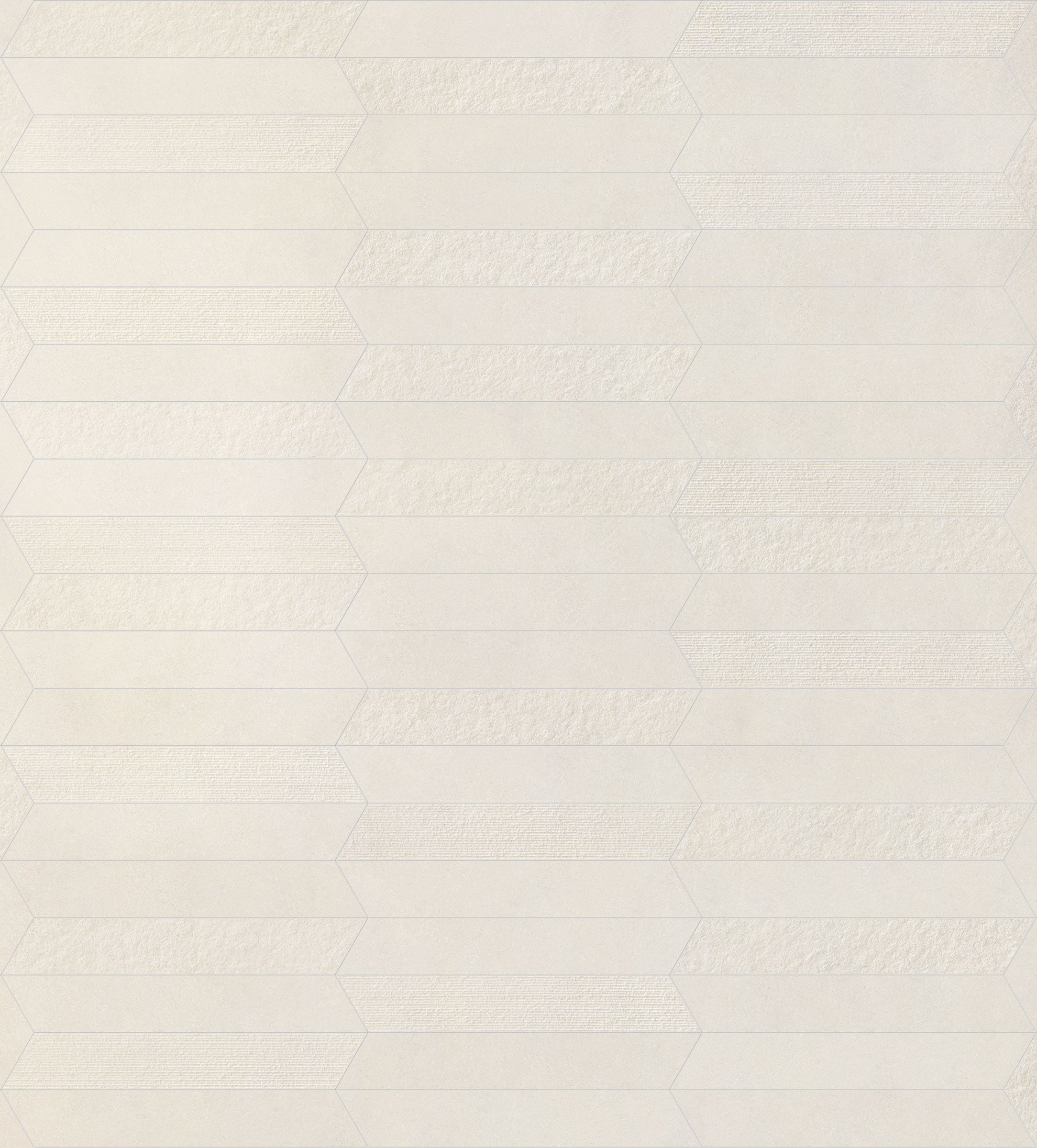 Shapes 4x24 Matte Porcelain Chevron Tile in Tan A+B