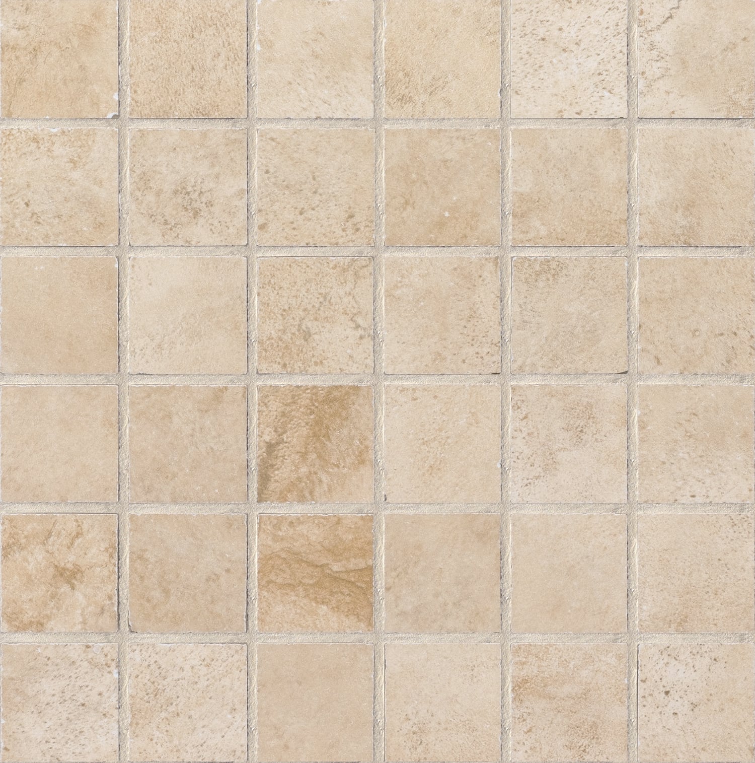 Stonefire 2x2 Matte Porcelain Mesh Mosaic Tile in Almond