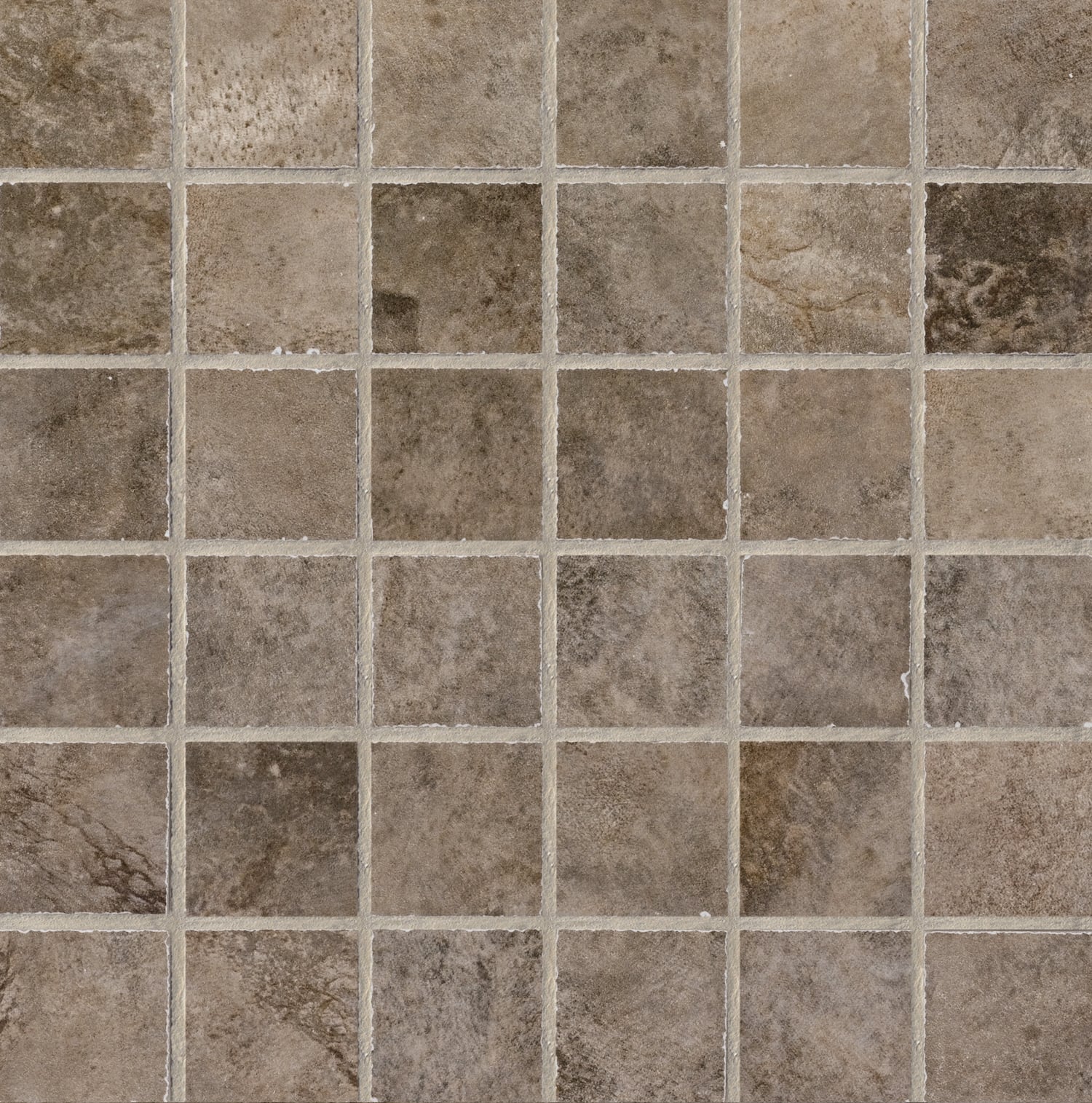 Stonefire 2x2 Matte Porcelain Mesh Mosaic Tile in Grey