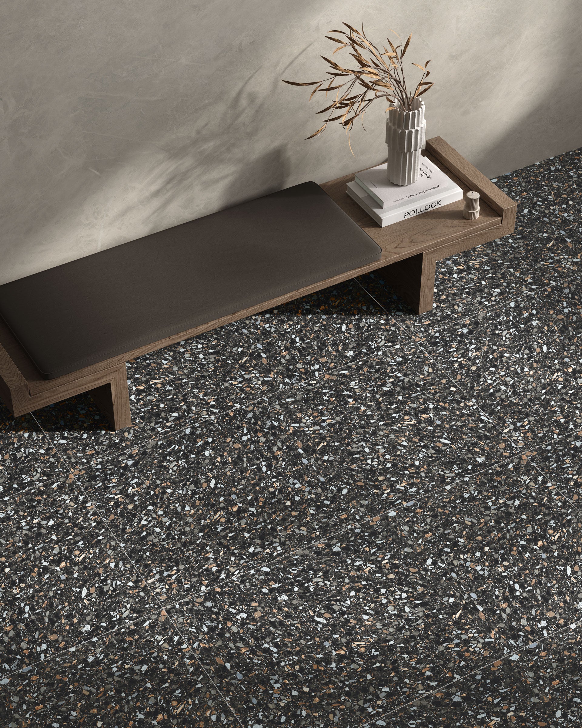 Terrazzo Allure™ 24x48 Matte Porcelain Tile in Constellation