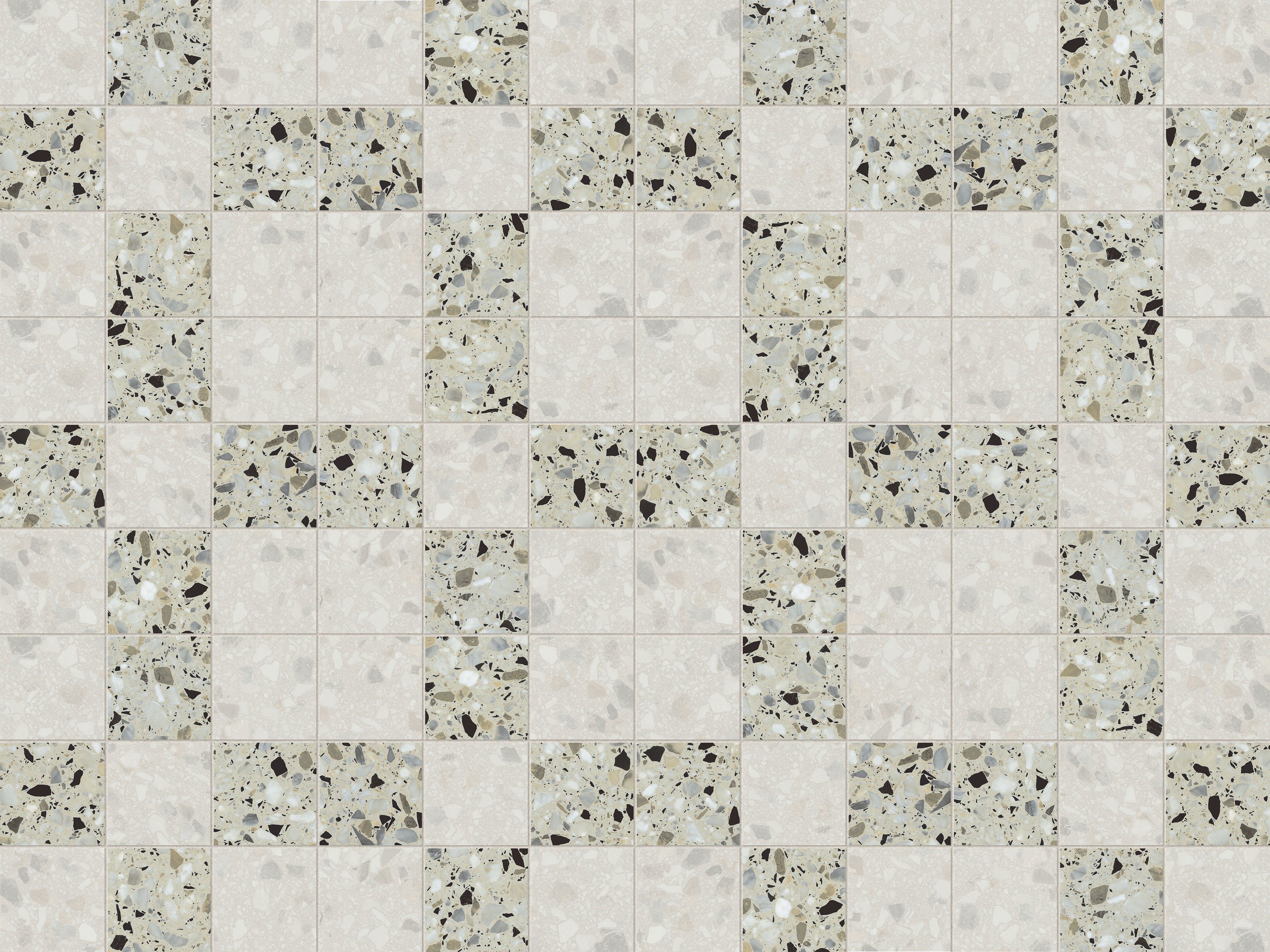 Terrazzo Allure™ 4x4 Matte Porcelain Tile in Mesquite