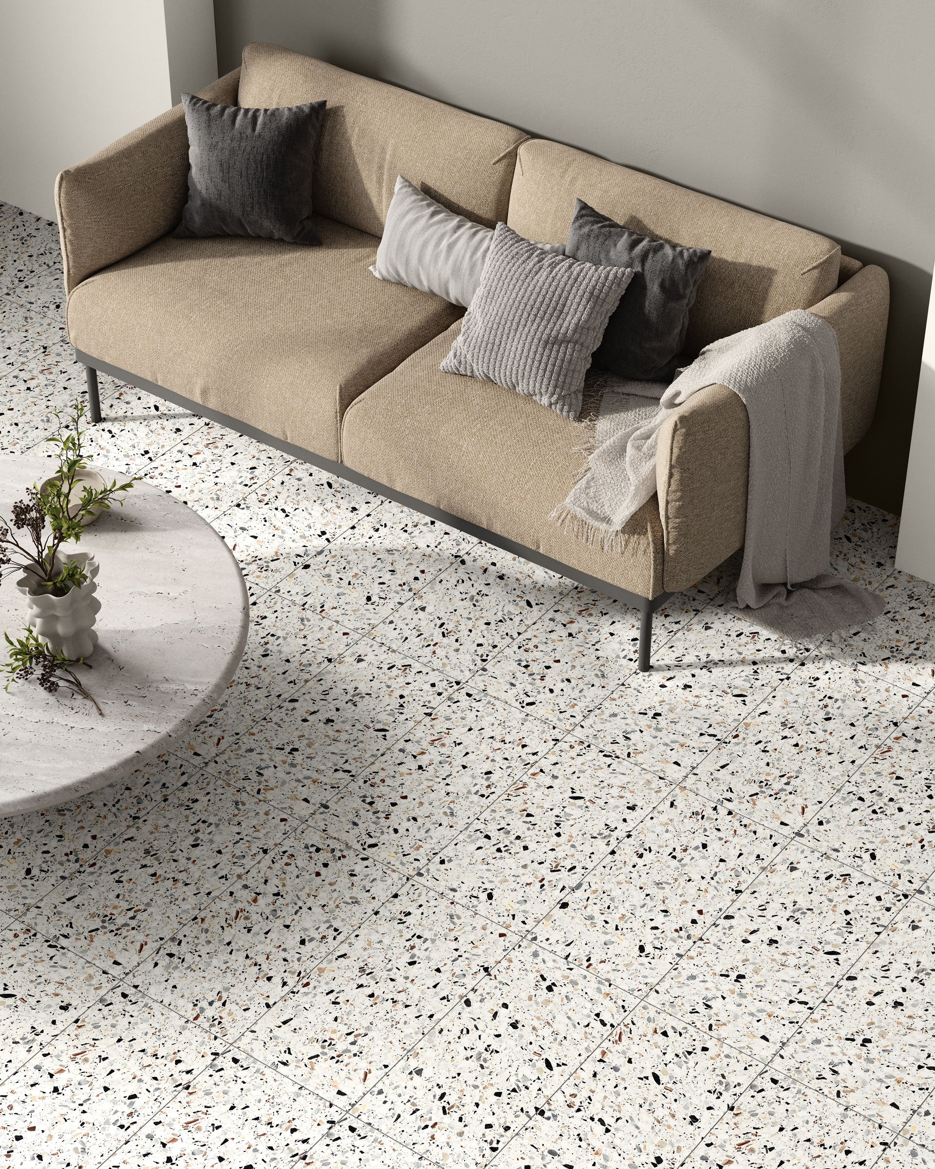 Terrazzo Allure™ 12x24 Matte Porcelain Tile in Venice