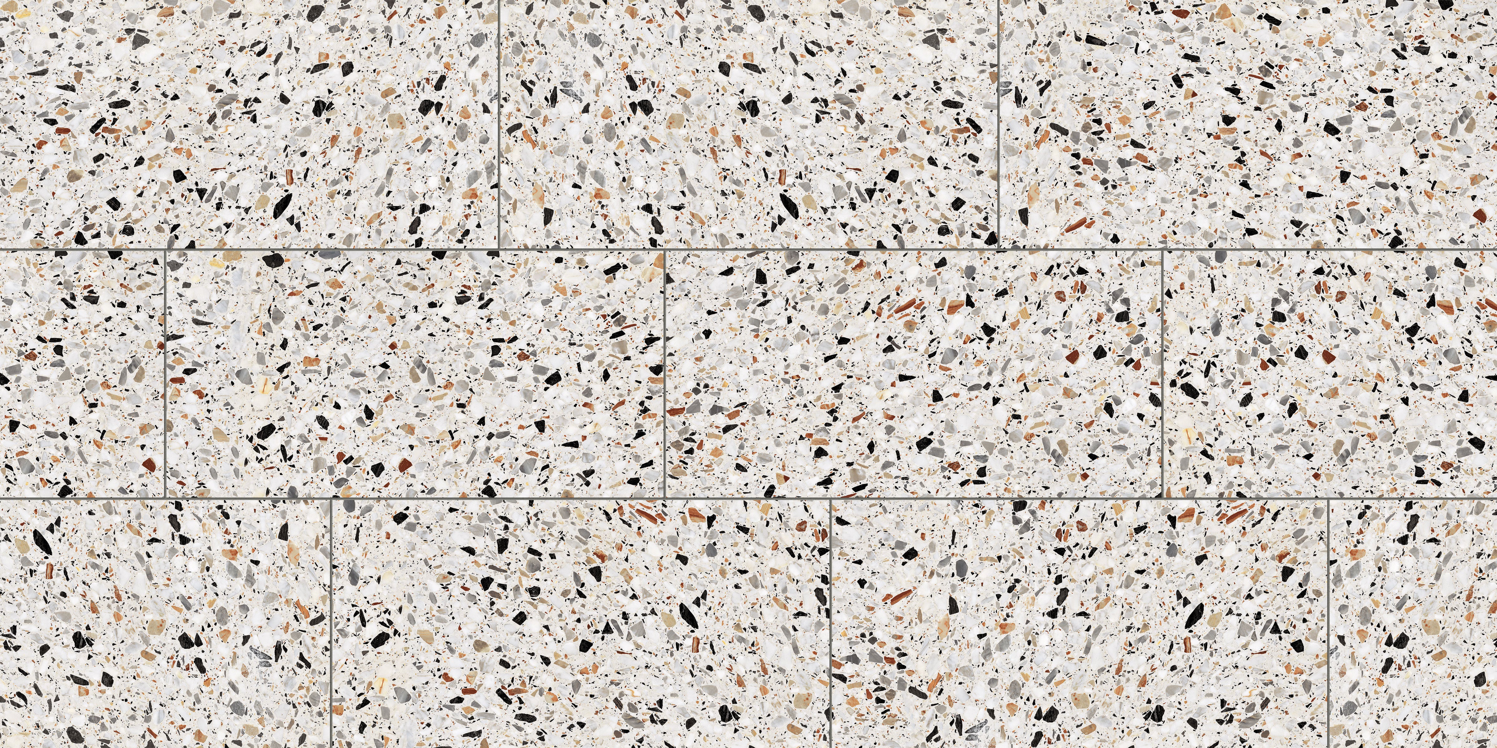 Terrazzo Allure™ 12x24 Matte Porcelain Tile in Venice