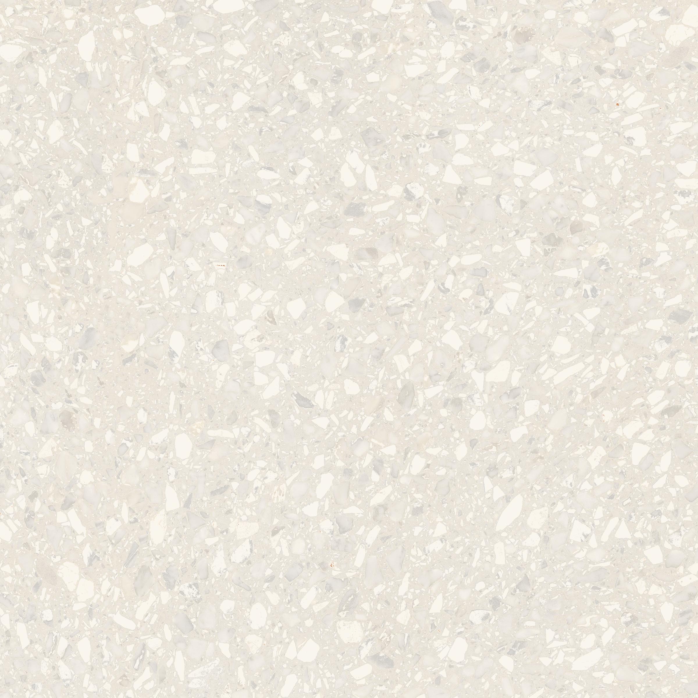 Terrazzo Allure™ 24x24 Matte Porcelain Tile in Eggshell