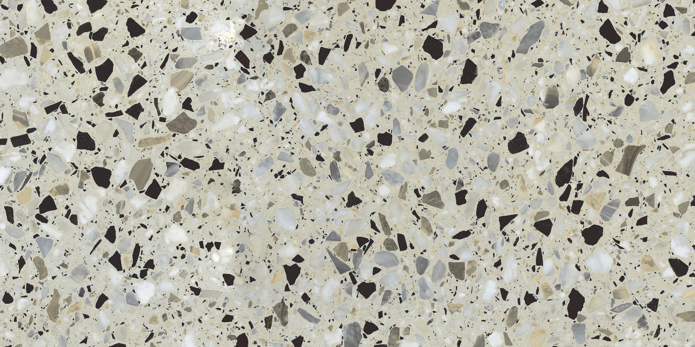 Terrazzo Allure™ 12x24 Matte Porcelain Tile in Mesquite