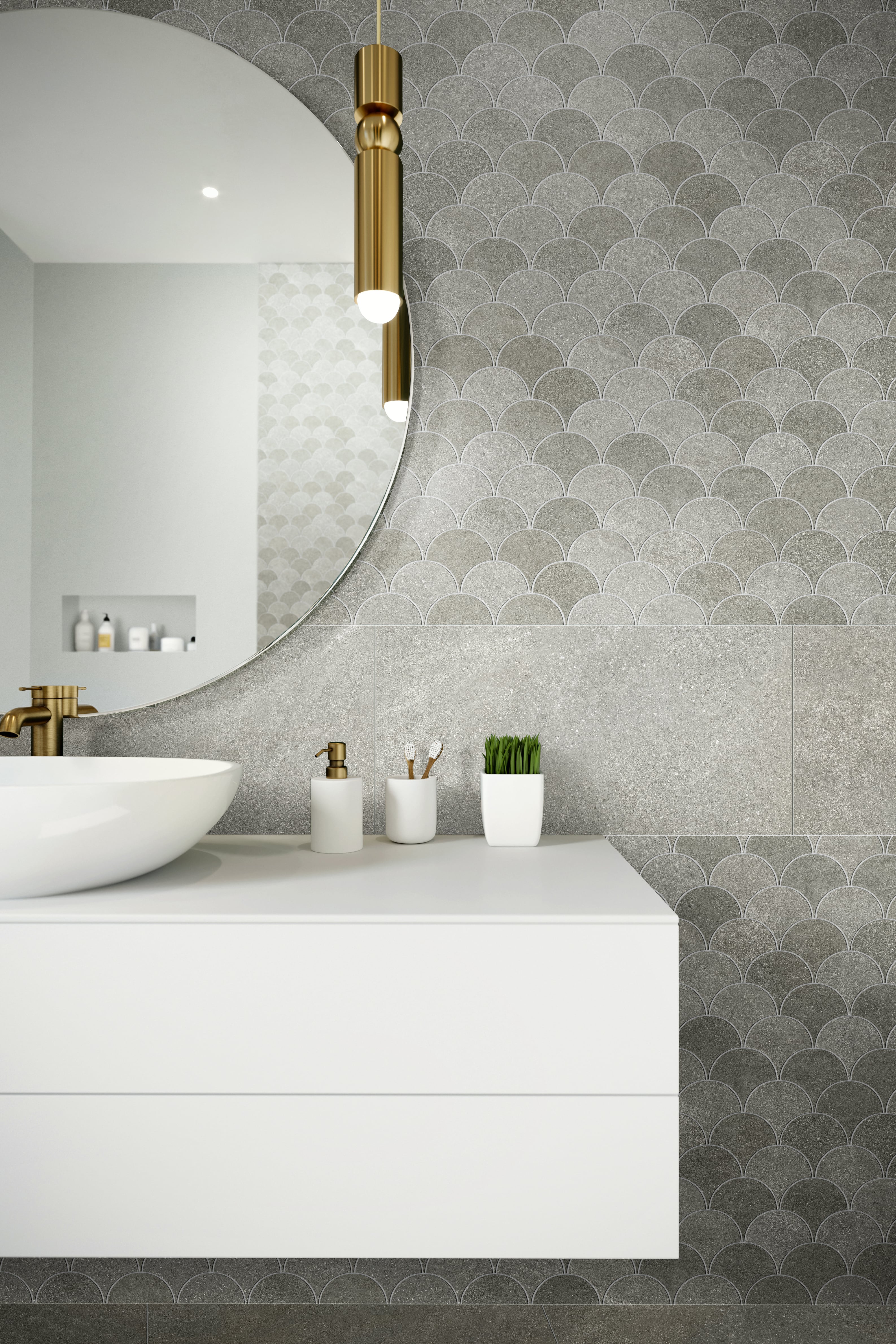 Tycoon 12x24 Matte Porcelain Tile in Smoke