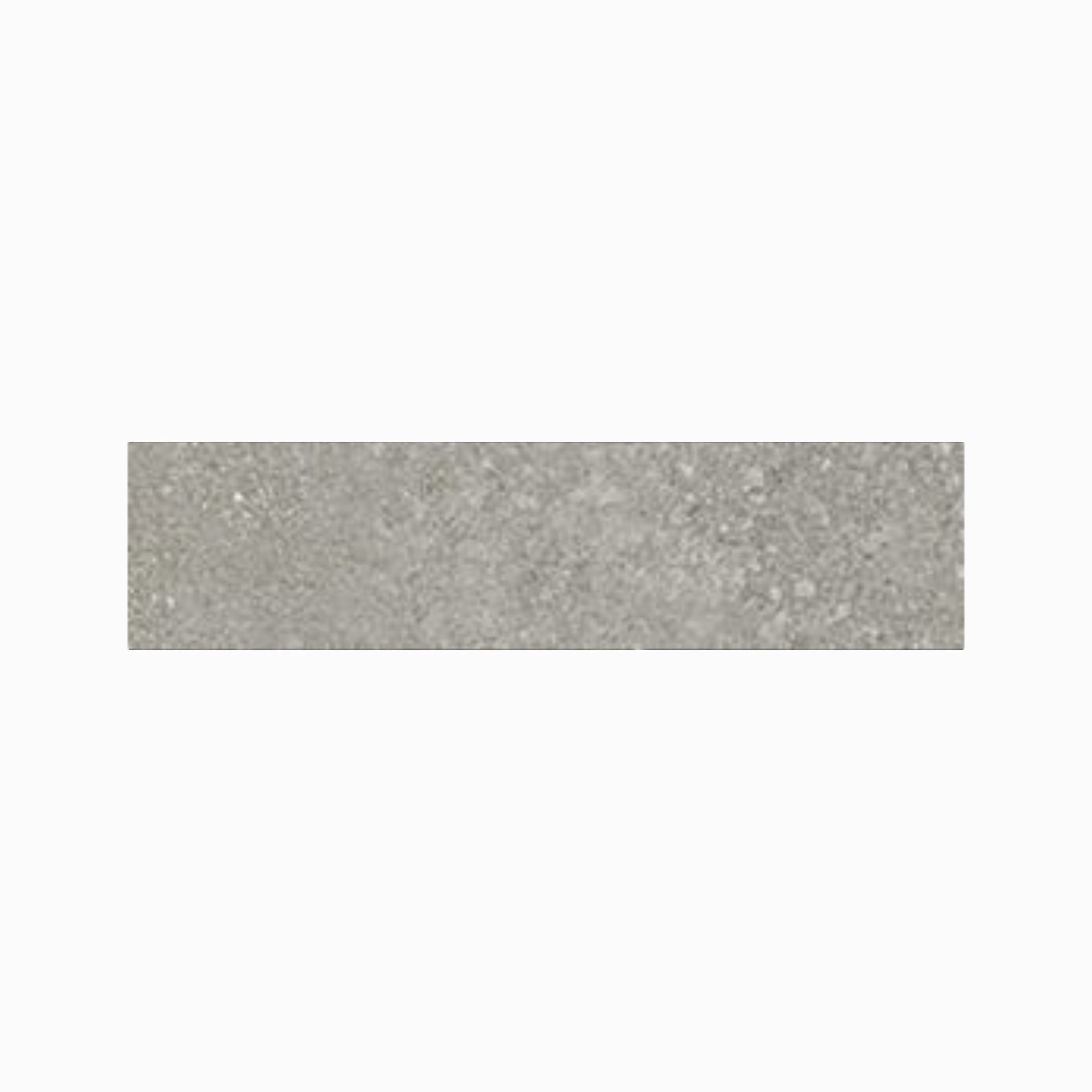 Tycoon 3x12 Matte Porcelain Bullnose Tile in Storm Grey