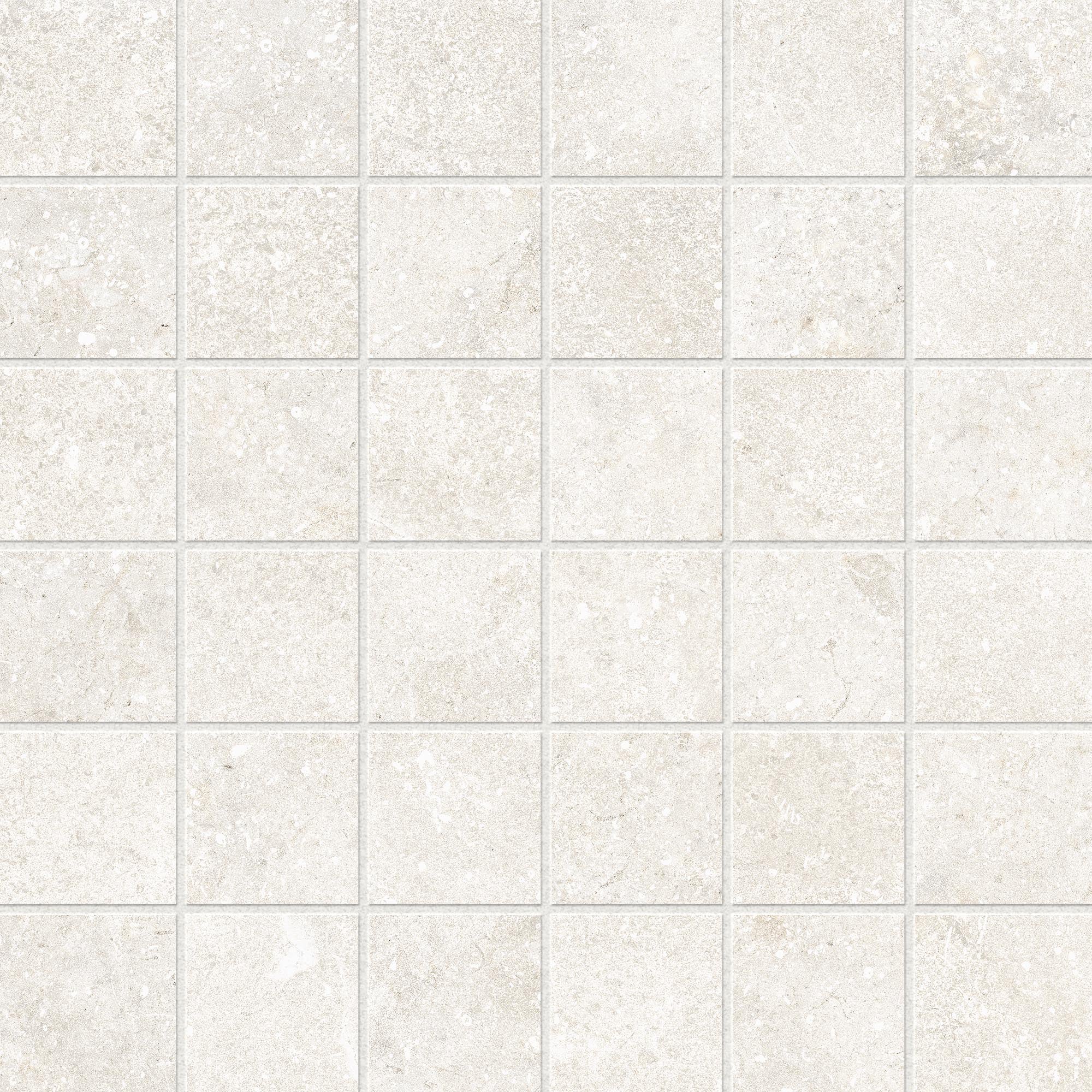 Untamed™ 2x2 Matte Porcelain Mesh Mosaic Tile in Wander White