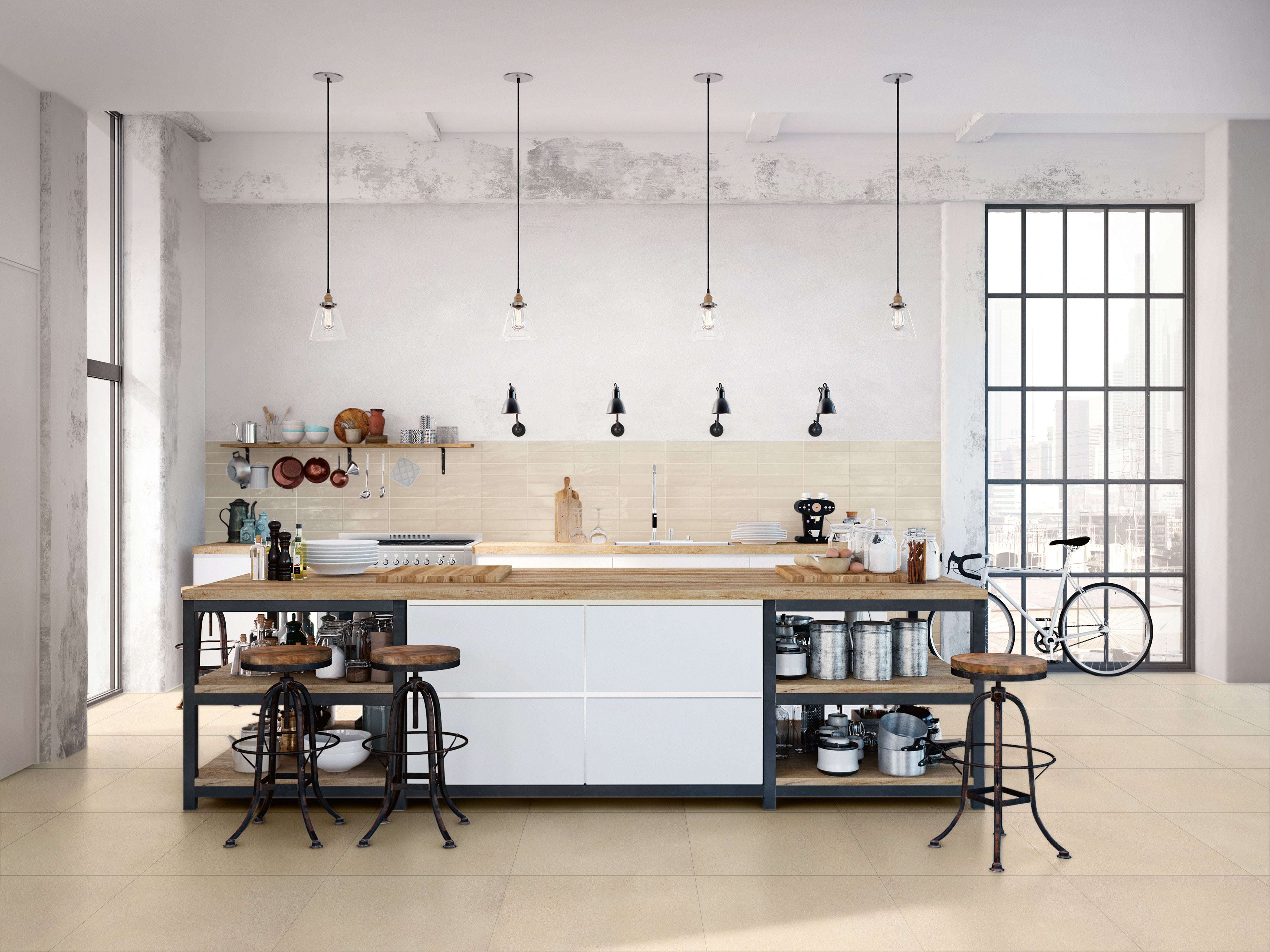 Urban Living 24x24 Matte Porcelain Tile in Sand