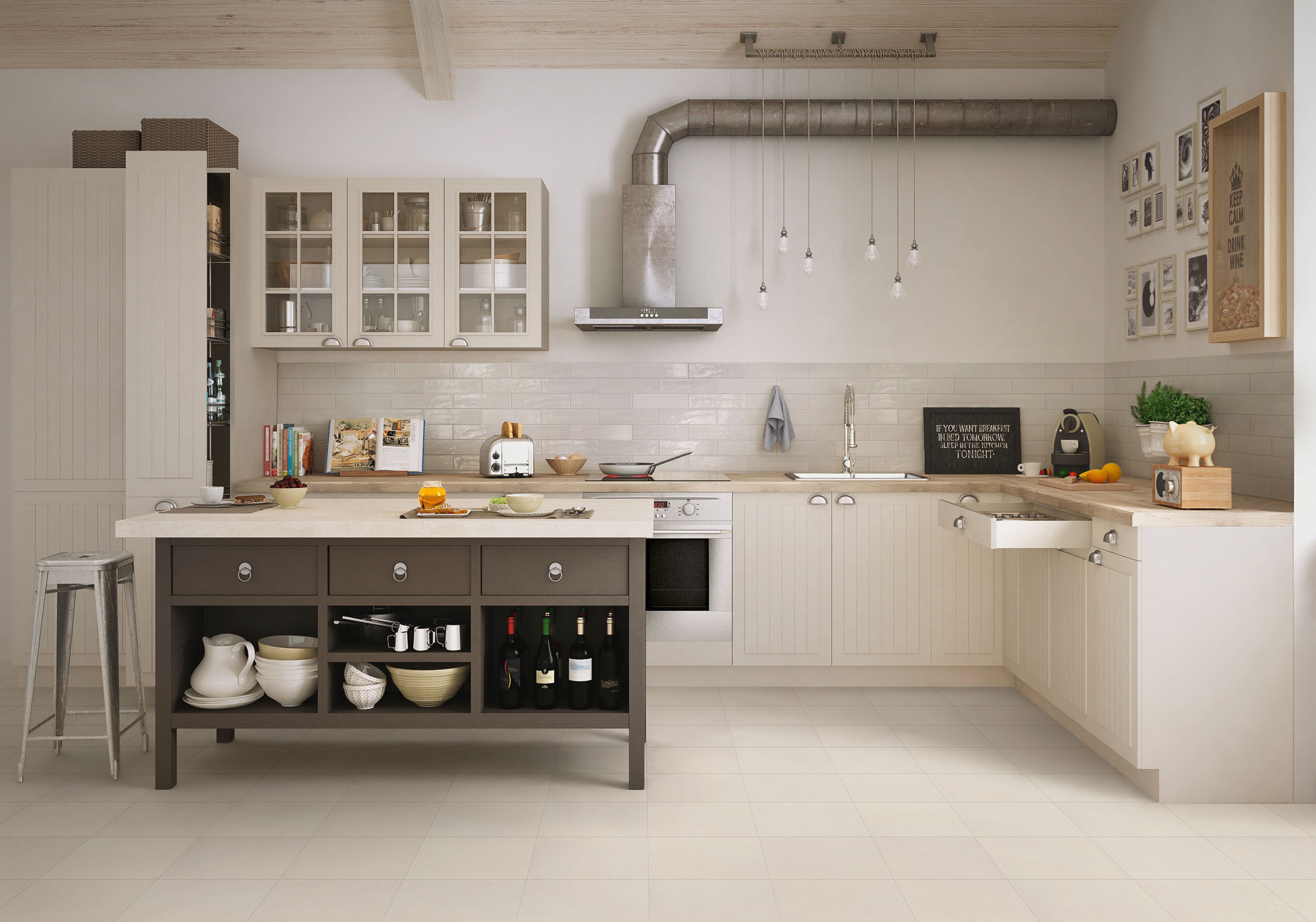 Urban Living 12x12 Matte Porcelain Tile in Tan