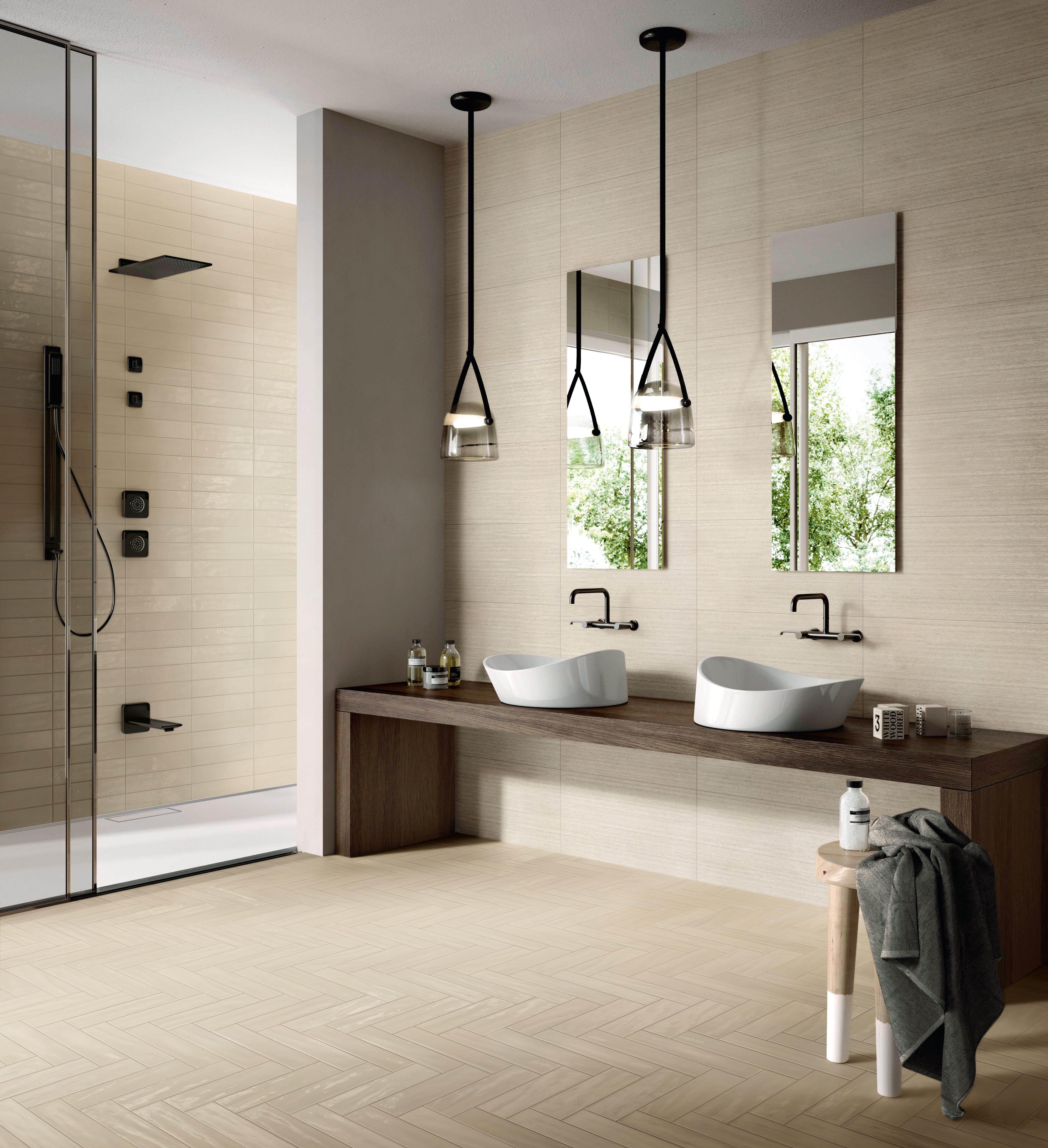 Urban Living 3x12 Glossy Porcelain Tile in Cashmere