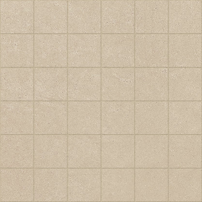 Urban Living 2x2 Matte Porcelain Mesh Mosaic Tile in Sand