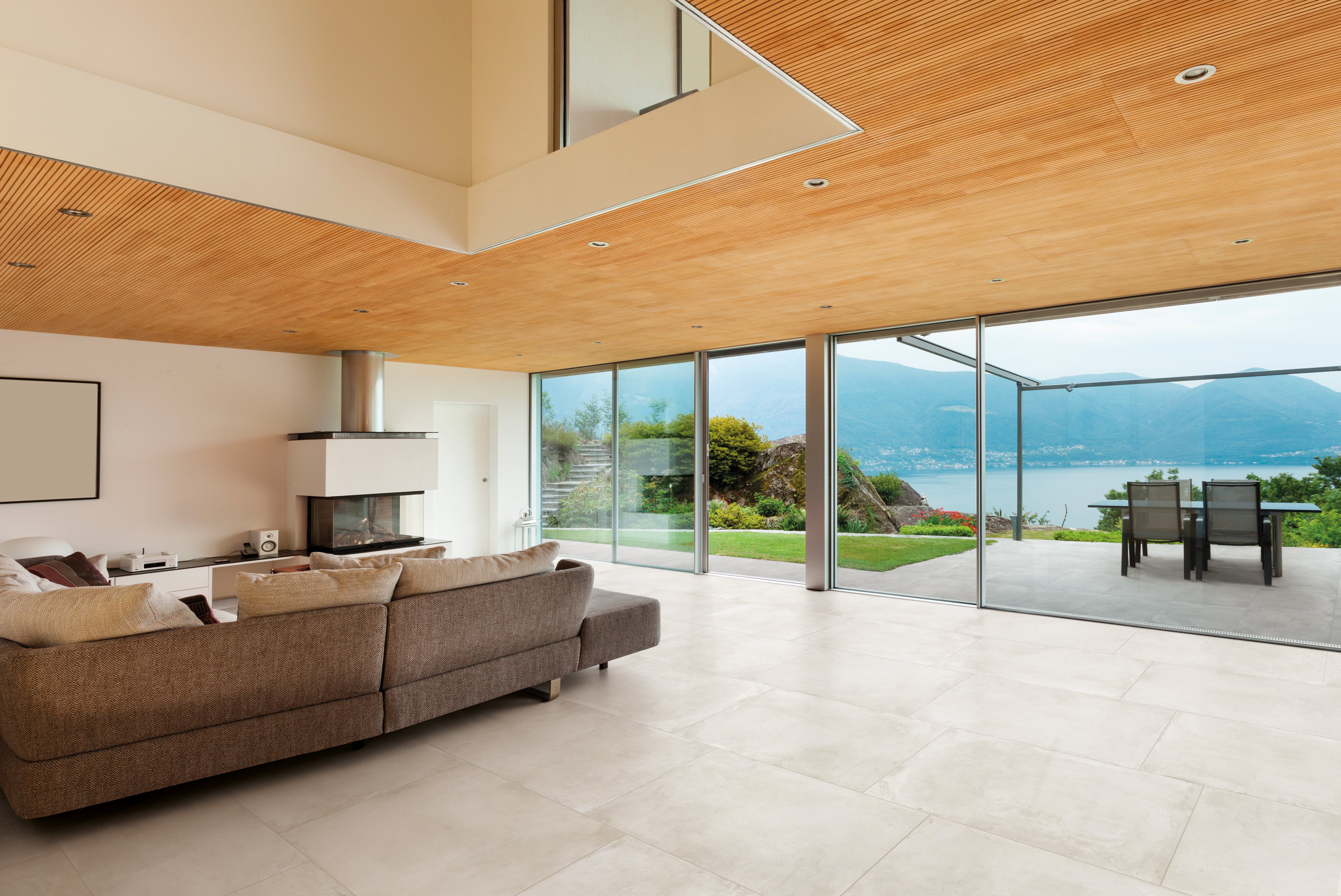 +One 24x24 Grip Porcelain 2CM Paver Tile in Ash