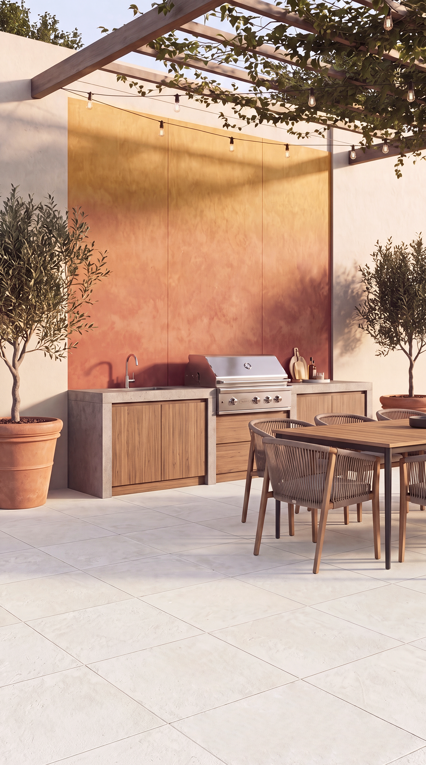 Daydream™ 24x24 Grip Porcelain 2CM Paver in Mist
