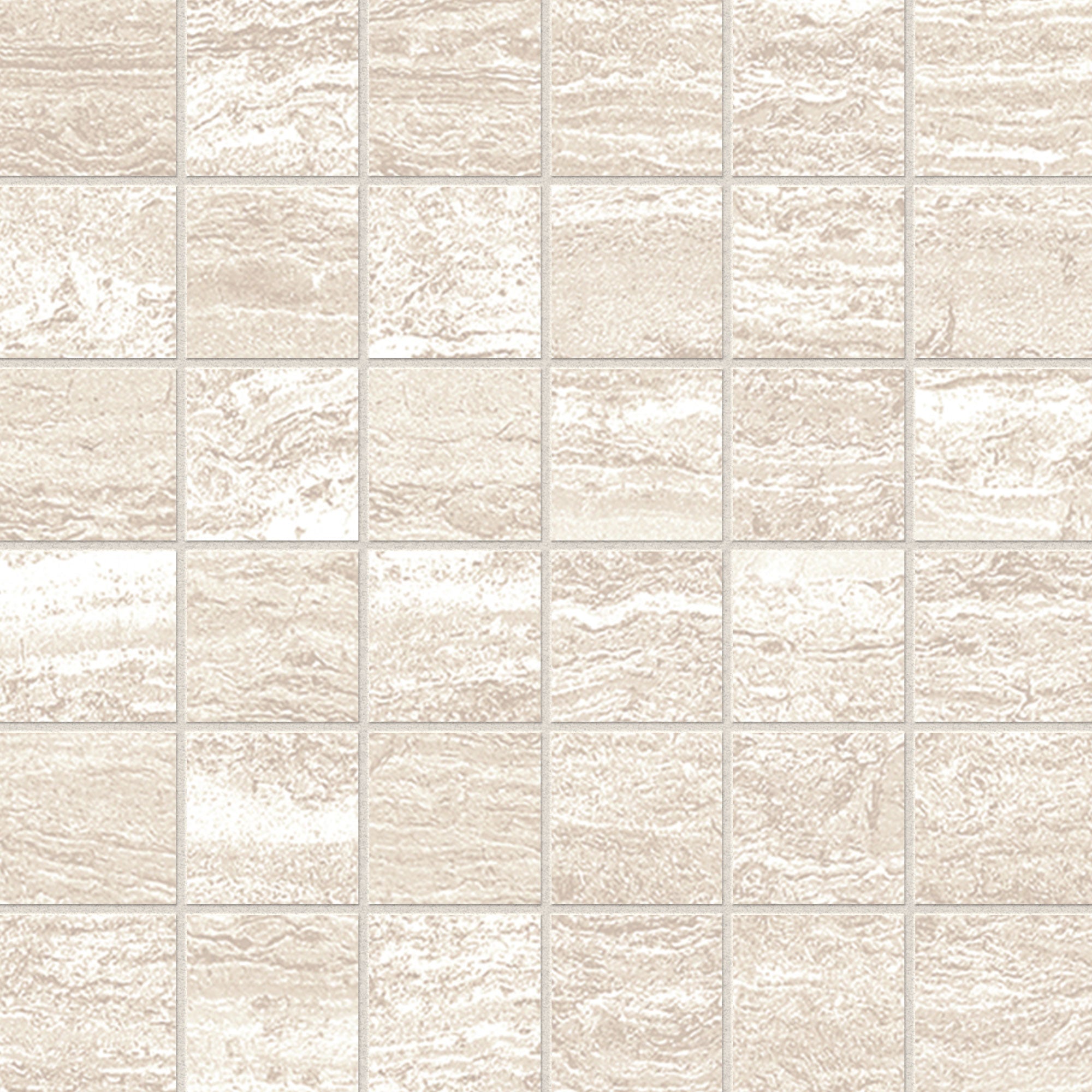 Stratos 2x2 Matte Porcelain Mesh Mosaic Tile in Avorio