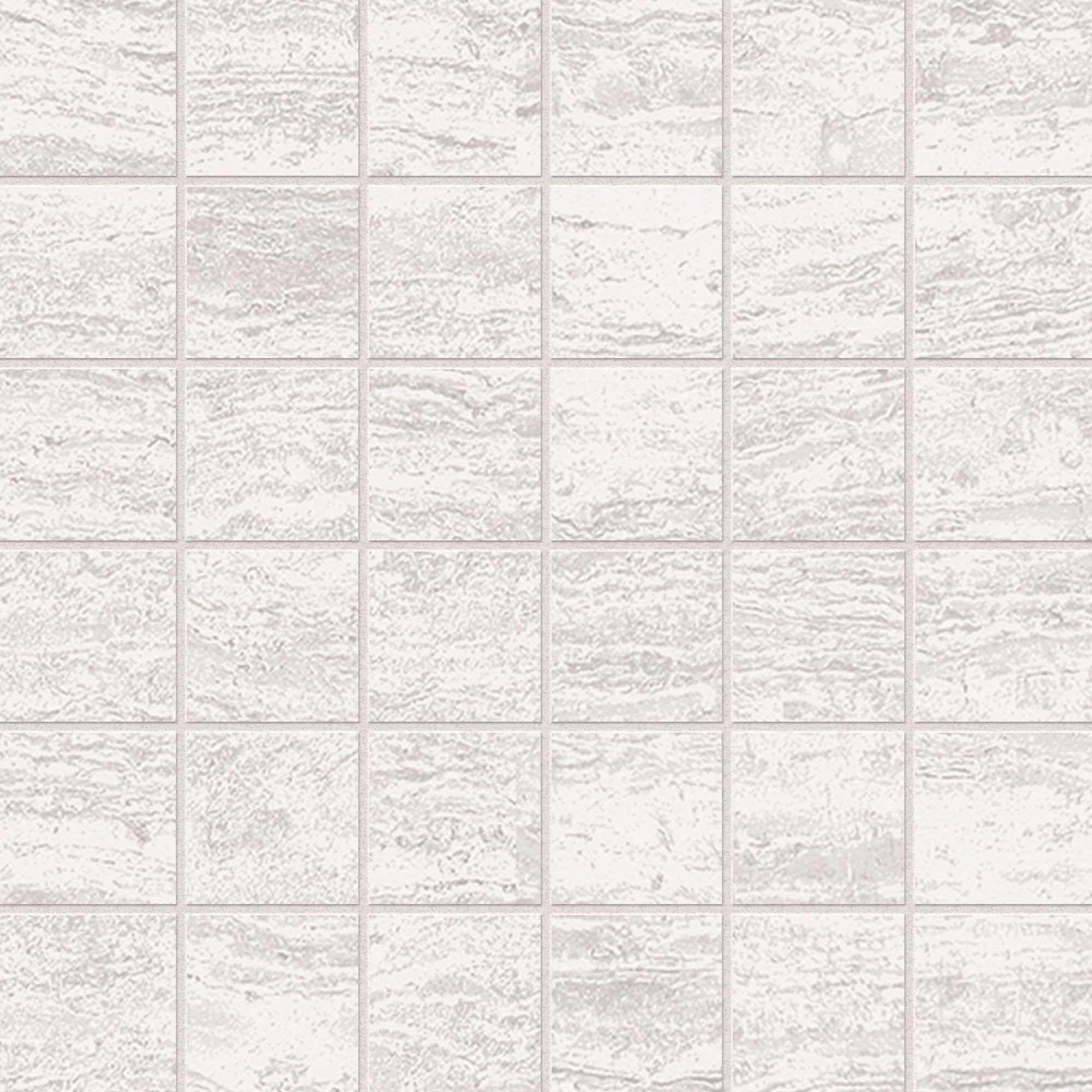 Stratos 2x2 Matte Porcelain Mesh Mosaic Tile in Silver