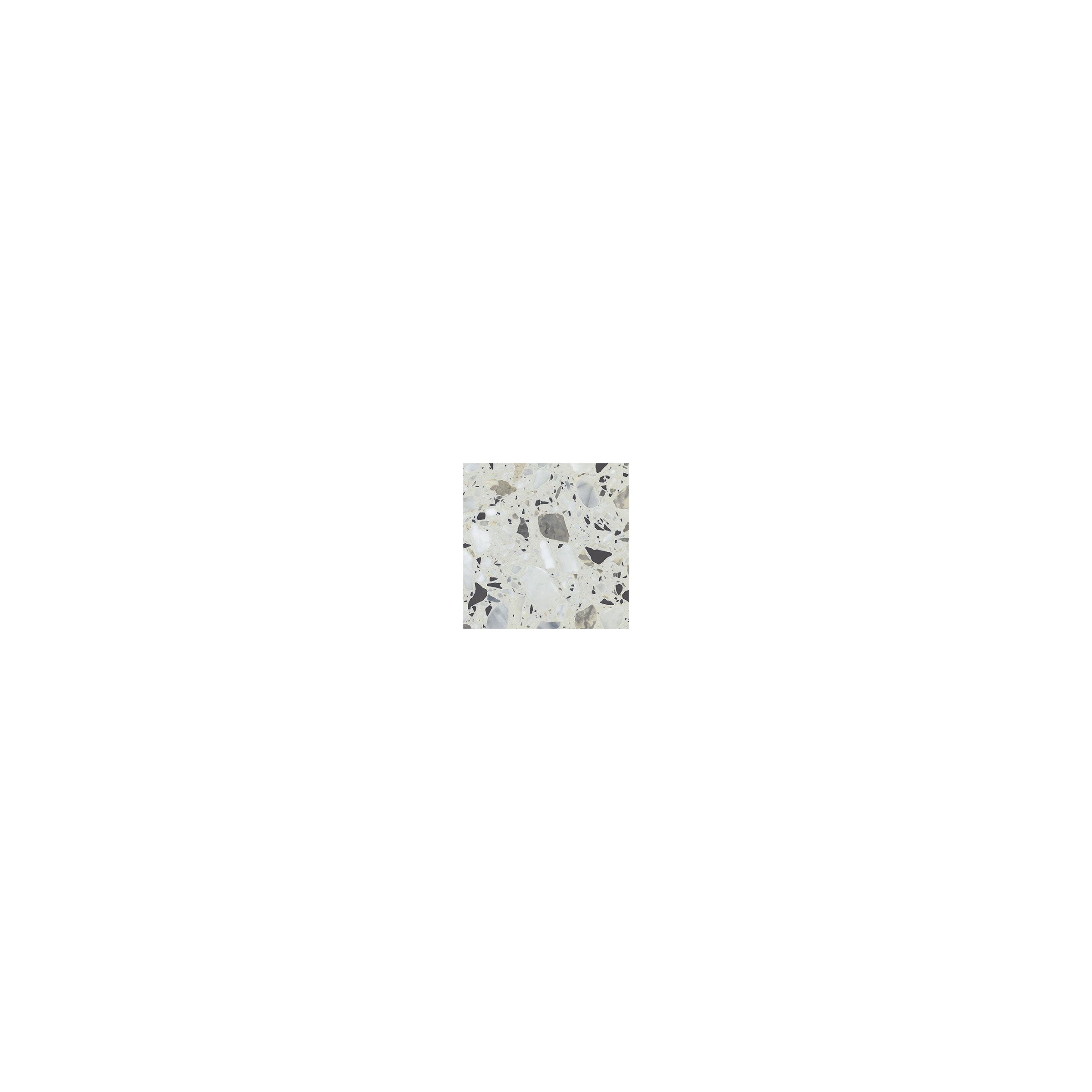 Terrazzo Allure™ 4x4 Matte Porcelain Tile in Azure