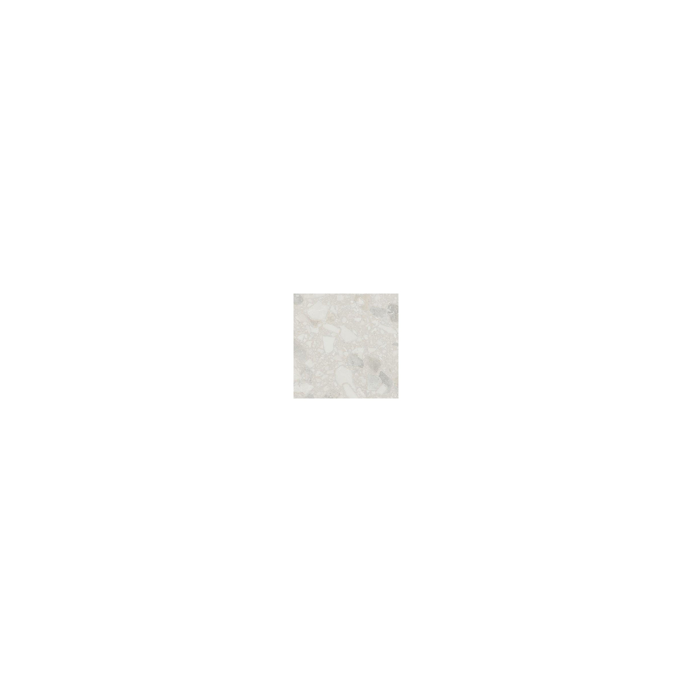 Terrazzo Allure™ 4x4 Matte Porcelain Tile in Snow