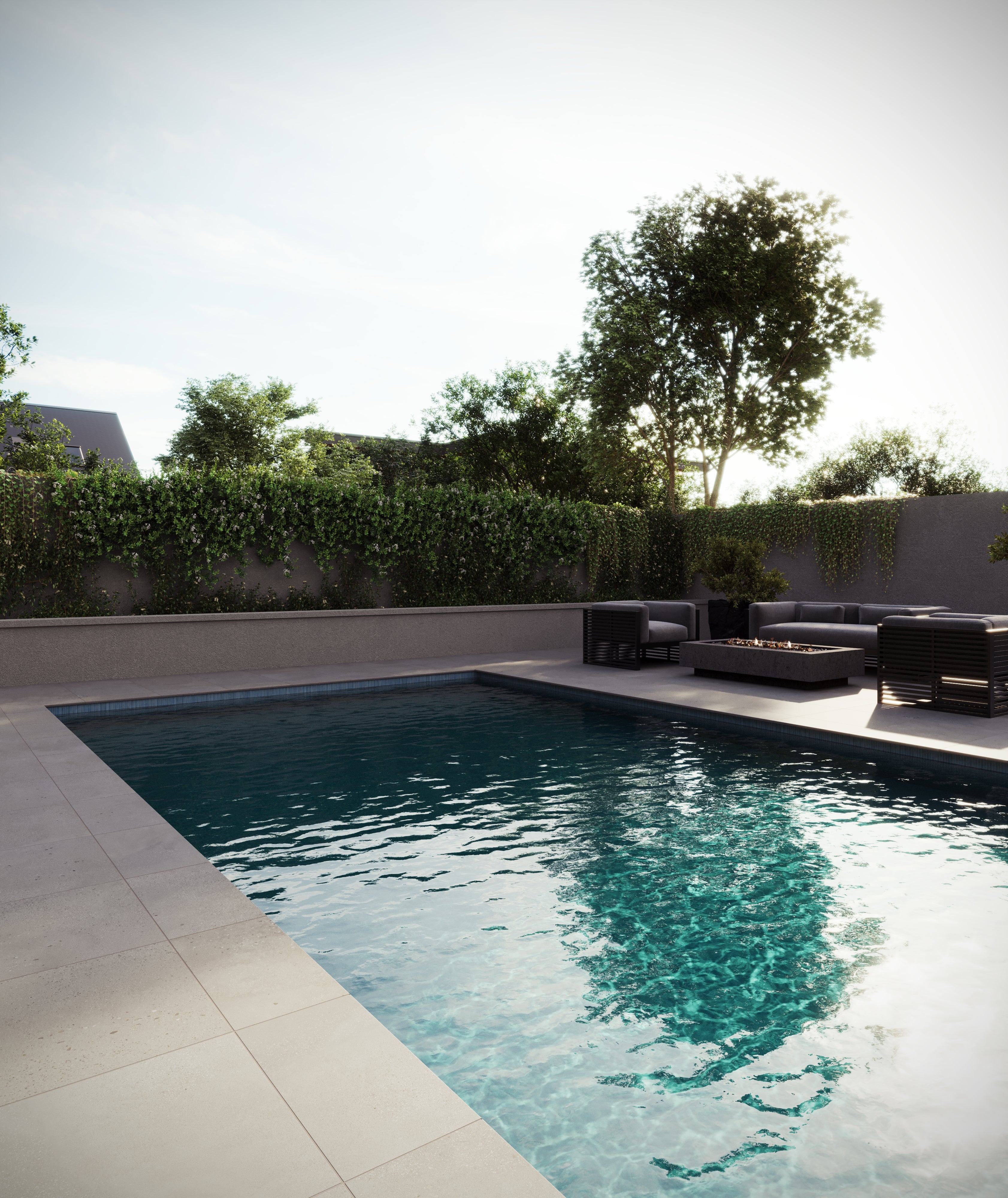 Area 51 24x24 Grip Porcelain 2CM Paver Tile in Clay