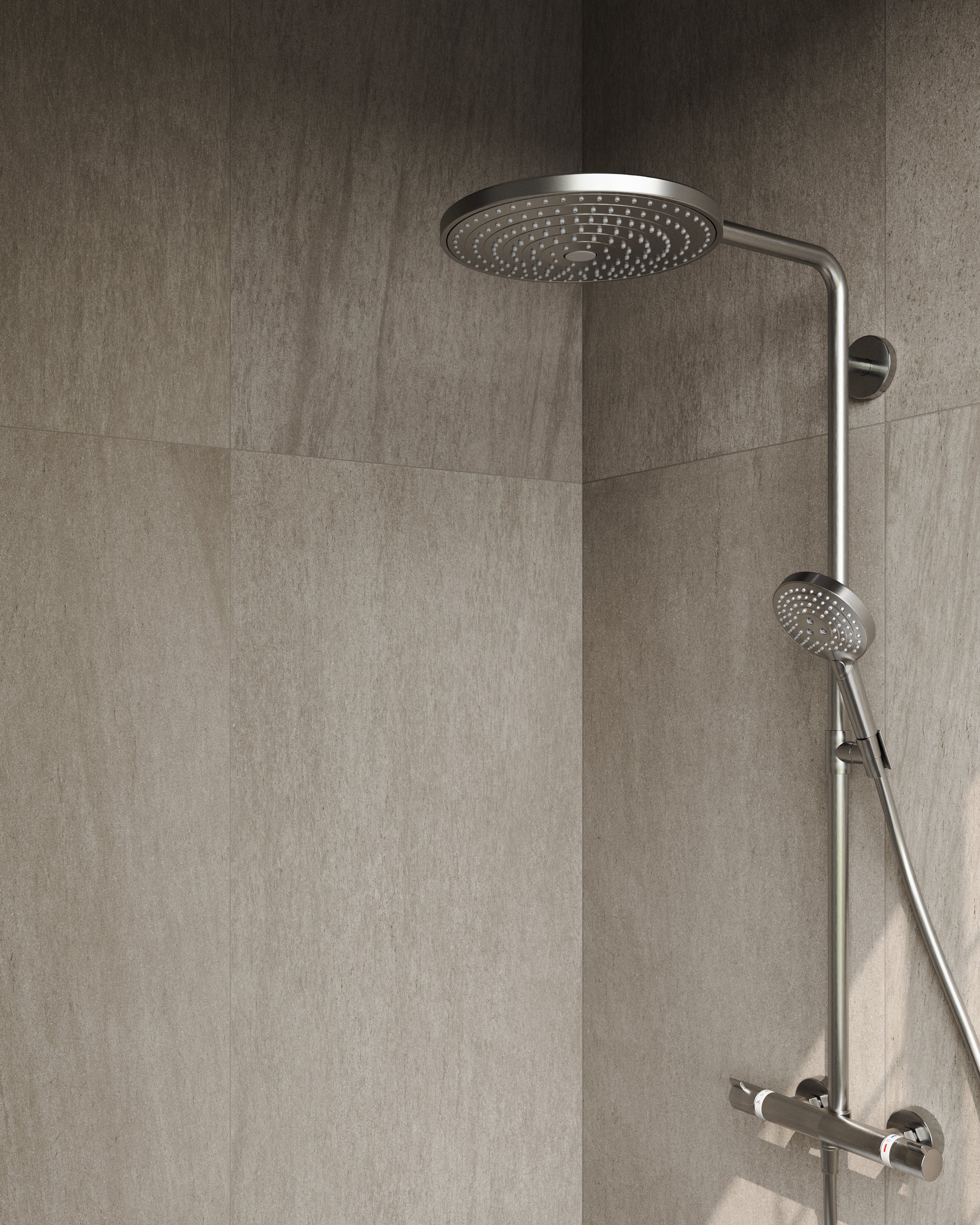 Basaltine 24x48 Matte Porcelain Tile in Light Grey