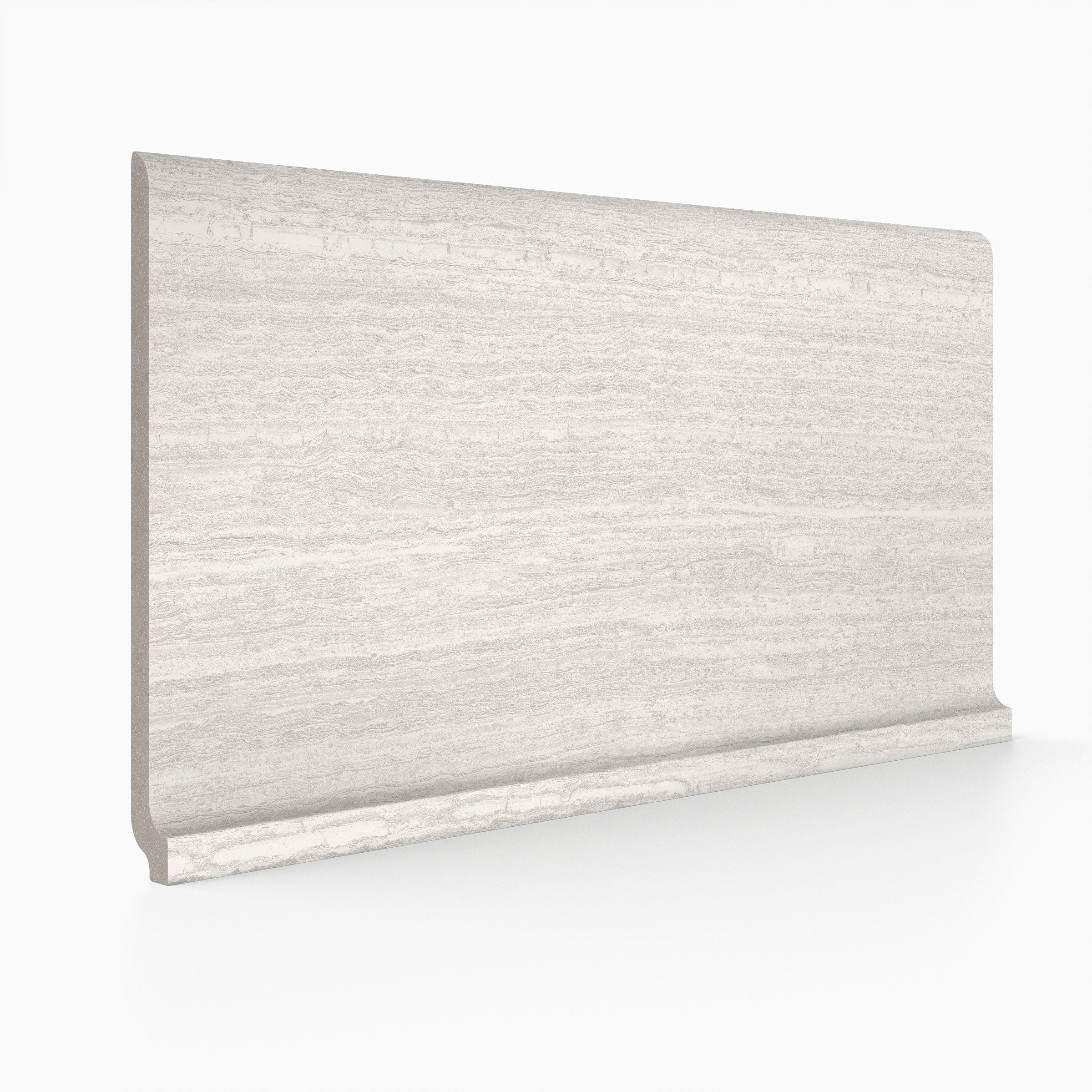 Stratos 6x12 Matte Porcelain Cove Base Tile in Cenere