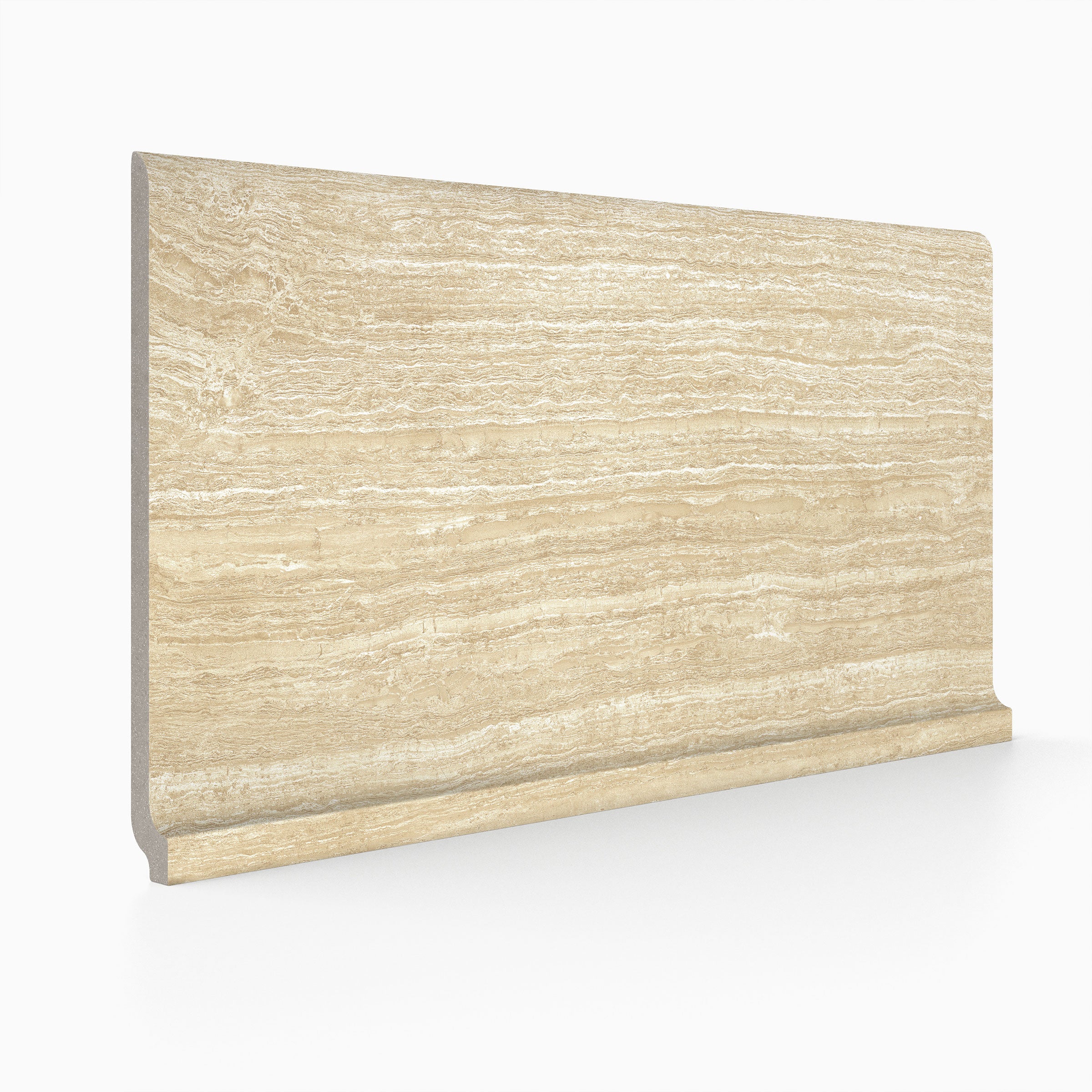 Stratos 6x12 Matte Porcelain Cove Base Tile in Corda