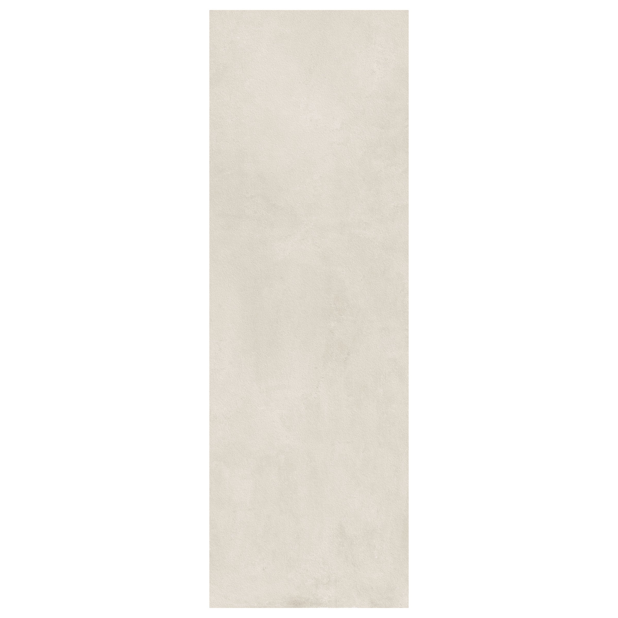 imprint Living Pre-Fab 25.5x96 L-Shaped Top Matte Porcelain Tile in Intaglio Kaolin